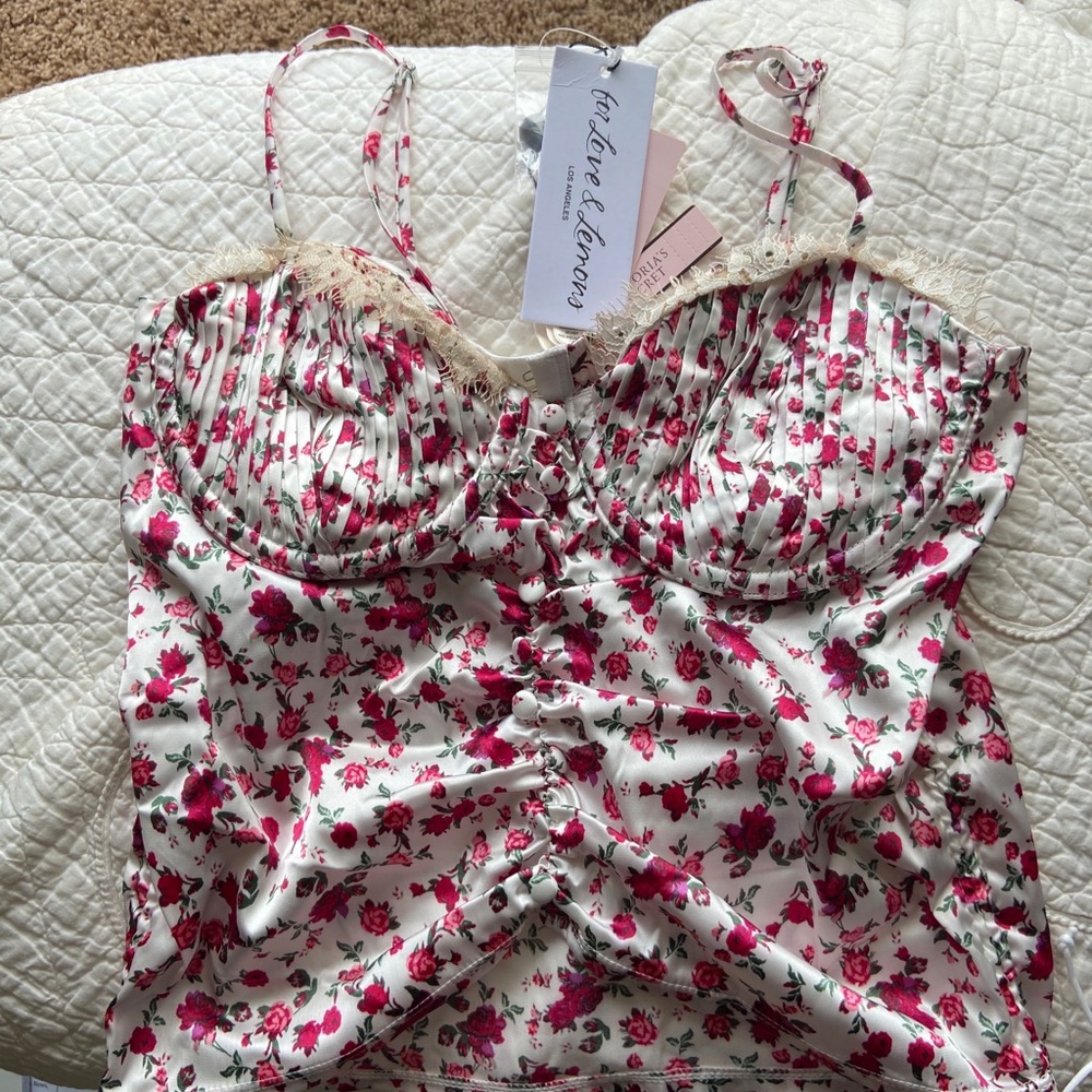 For Love & Lemons Victoria’s Secret Rose Corset
